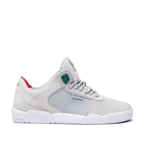 Tenis Bajos Supra FULTON Hombre Gris/Gris/Blancas (MX-75659)